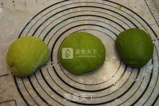 东菱电子烤箱之抹茶渐变土司的做法步骤:5