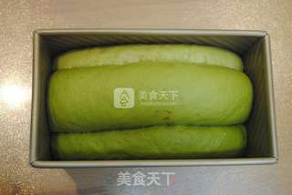 东菱电子烤箱之抹茶渐变土司的做法步骤:13