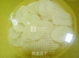 小零食之——原味薯片的做法步骤:3
