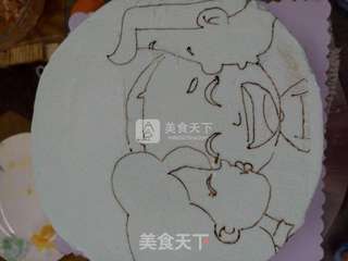 大头儿子生日蛋糕的做法步骤:13