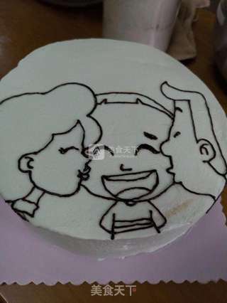 大头儿子生日蛋糕的做法步骤:14