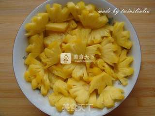 菠萝鸡片的做法步骤:3
