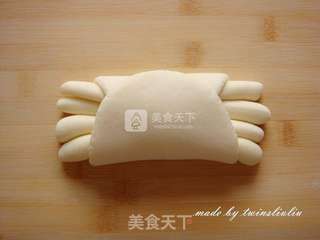 花样馒头小螃蟹的做法步骤:7