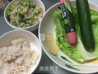 豆瓣炒饭便当的做法步骤:8