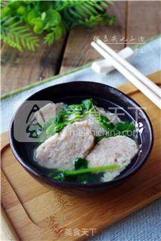 【春,食在达州】豌豆尖圆子汤的做法步骤:8