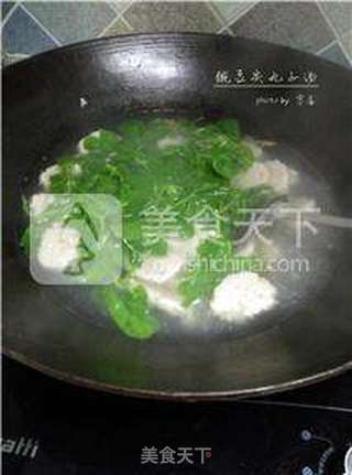 【春,食在达州】豌豆尖圆子汤的做法步骤:6