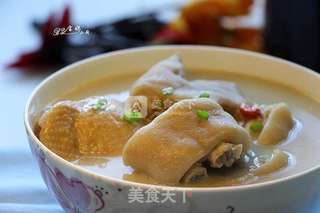 豆浆蹄煲鸡的做法步骤:11