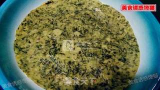 艾叶鸡蛋煎饼的做法步骤:9