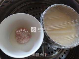 豆浆蛋豆腐蒸肉丸的做法步骤：10