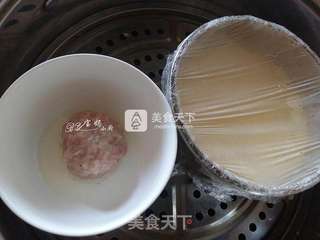 豆浆蛋豆腐蒸肉丸的做法步骤:10