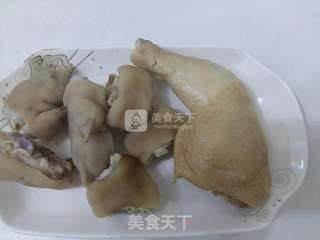 豆浆蹄煲鸡的做法步骤:6