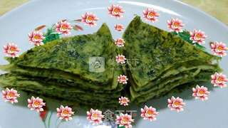 艾叶鸡蛋煎饼的做法步骤:12
