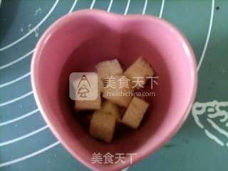 亚麻籽油葱香面包咸布丁的做法步骤：6