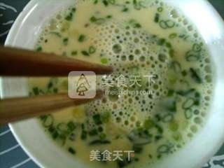 亚麻籽油葱香面包咸布丁的做法步骤:5