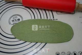 艾草贝果的做法步骤:6