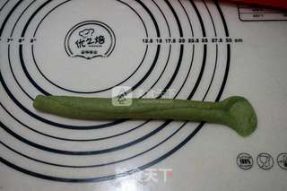 艾草贝果的做法步骤:7