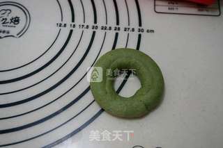 艾草贝果的做法步骤:9