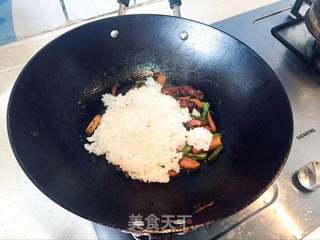 脆骨豆角饭的做法步骤:8