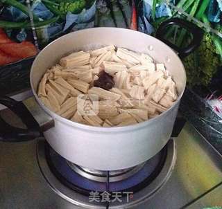 韩式辣酱拌腐竹的做法步骤:6