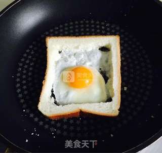 火腿蛋吐司盒子的做法步骤:3