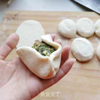 老白菜猪肉包子的做法步骤:12