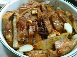 腐香芋头扣肉的做法步骤:8