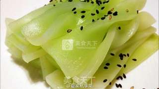 麻香莴笋的做法步骤:6