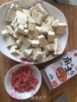 麻婆豆腐的做法步骤：1