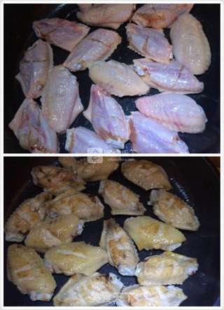 可乐年糕鸡翅的做法步骤:5