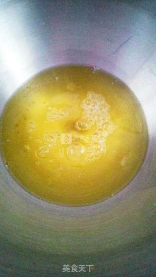 八寸菠菜戚风蛋糕的做法步骤:6