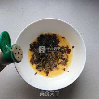 香椿炒蛋的做法步骤:4
