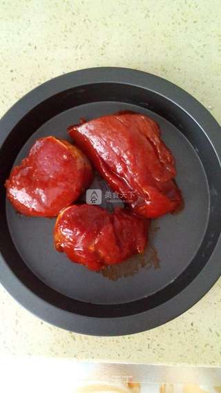 菠萝炒饭的做法步骤:3