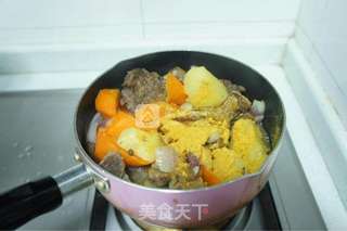 咖喱牛腩的做法步骤:5