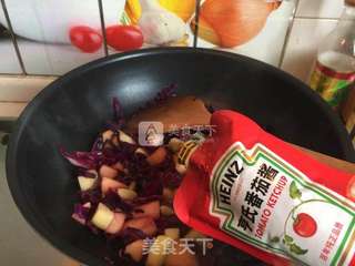 紫甘蓝苹果浓汤的做法步骤:8