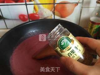紫甘蓝苹果浓汤的做法步骤:11