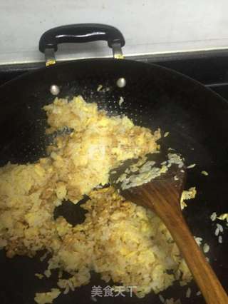 菠萝炒饭的做法步骤:9