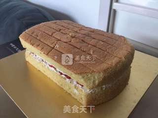 #ACA烘焙明星大赛#小汽车生日蛋糕的做法步骤:3