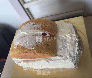 #ACA烘焙明星大赛#小汽车生日蛋糕的做法步骤:4