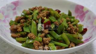 扁豆炒肉末的做法步骤：10