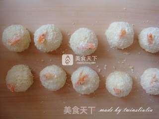 酥炸黄金虾球的做法步骤:11
