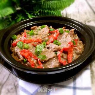 香辣牛肉粉丝煲的做法步骤:9