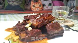茉莉茶香烧寸排的做法步骤:12