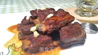 茉莉茶香烧寸排的做法步骤:13