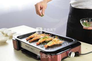 【食在Fastee】芝士焗大虾配沙律(烧烤)的做法步骤:3