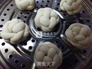豆浆绣球馒头的做法步骤:13