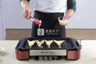 【食在Fastee】芝士焗大虾配沙律(烧烤)的做法步骤:2