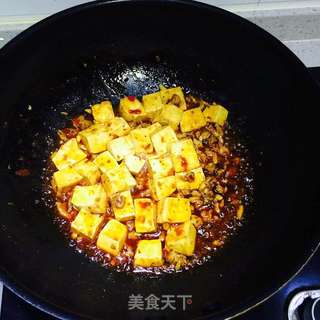 麻婆豆腐的做法步骤:10