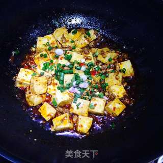 麻婆豆腐的做法步骤:12
