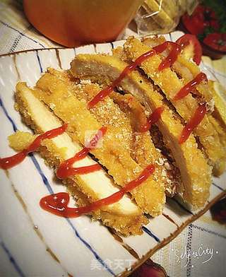 蒜香鸡排的做法步骤:12