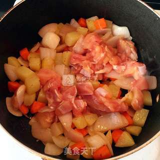 #ACA烘焙明星大赛#番茄土豆焗鸡肉的做法步骤:5